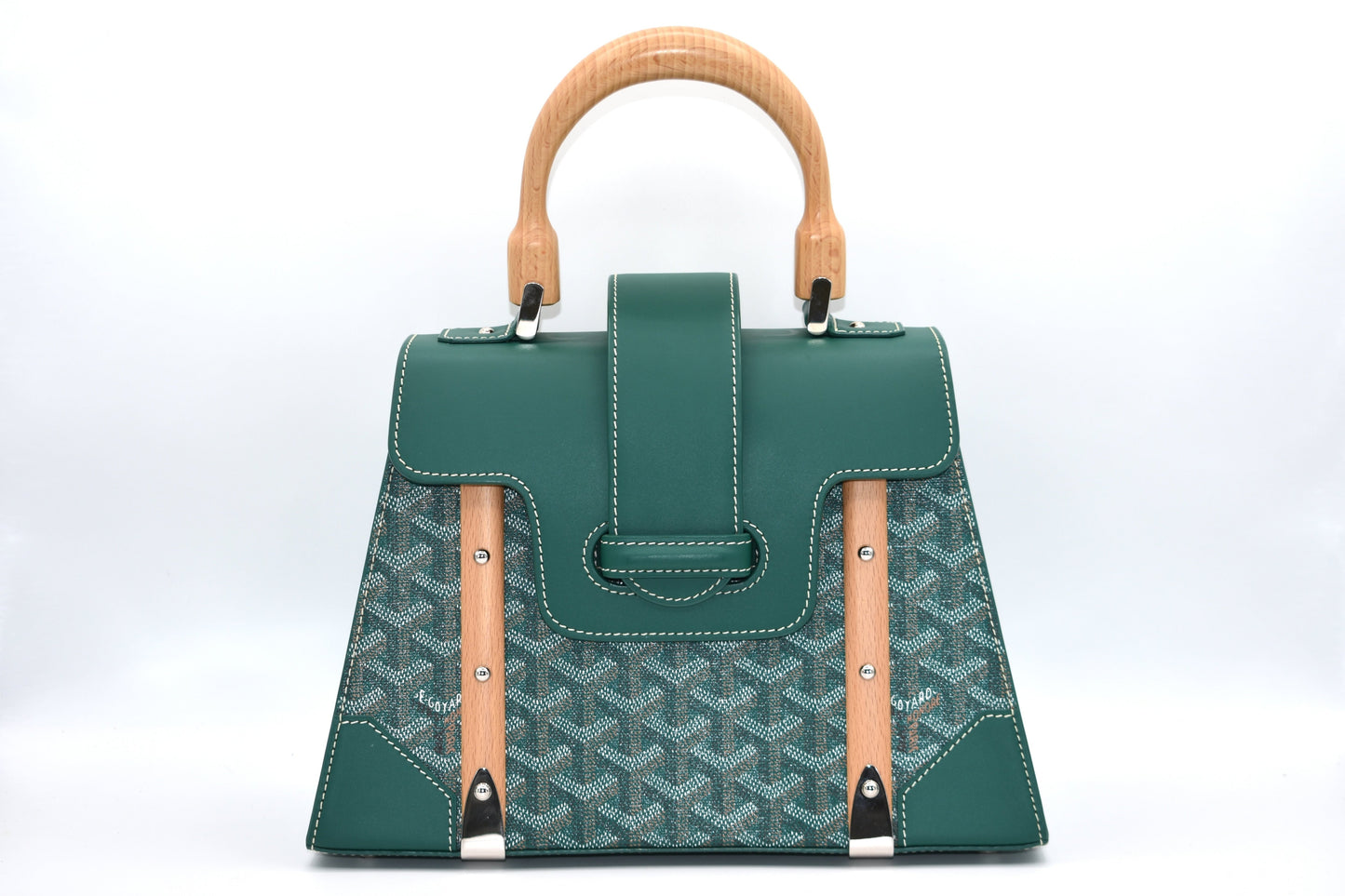 Goyard Saigon Structured Bag Green