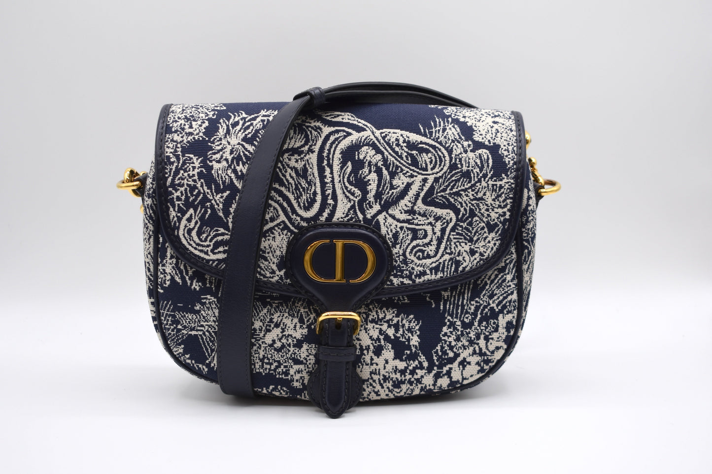 Christian Dior Medium Bobby Flap in Blue