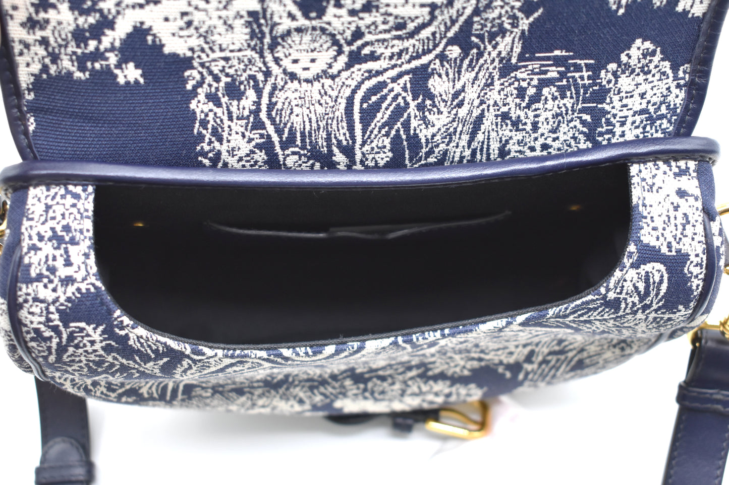 Christian Dior Medium Bobby Flap in Blue