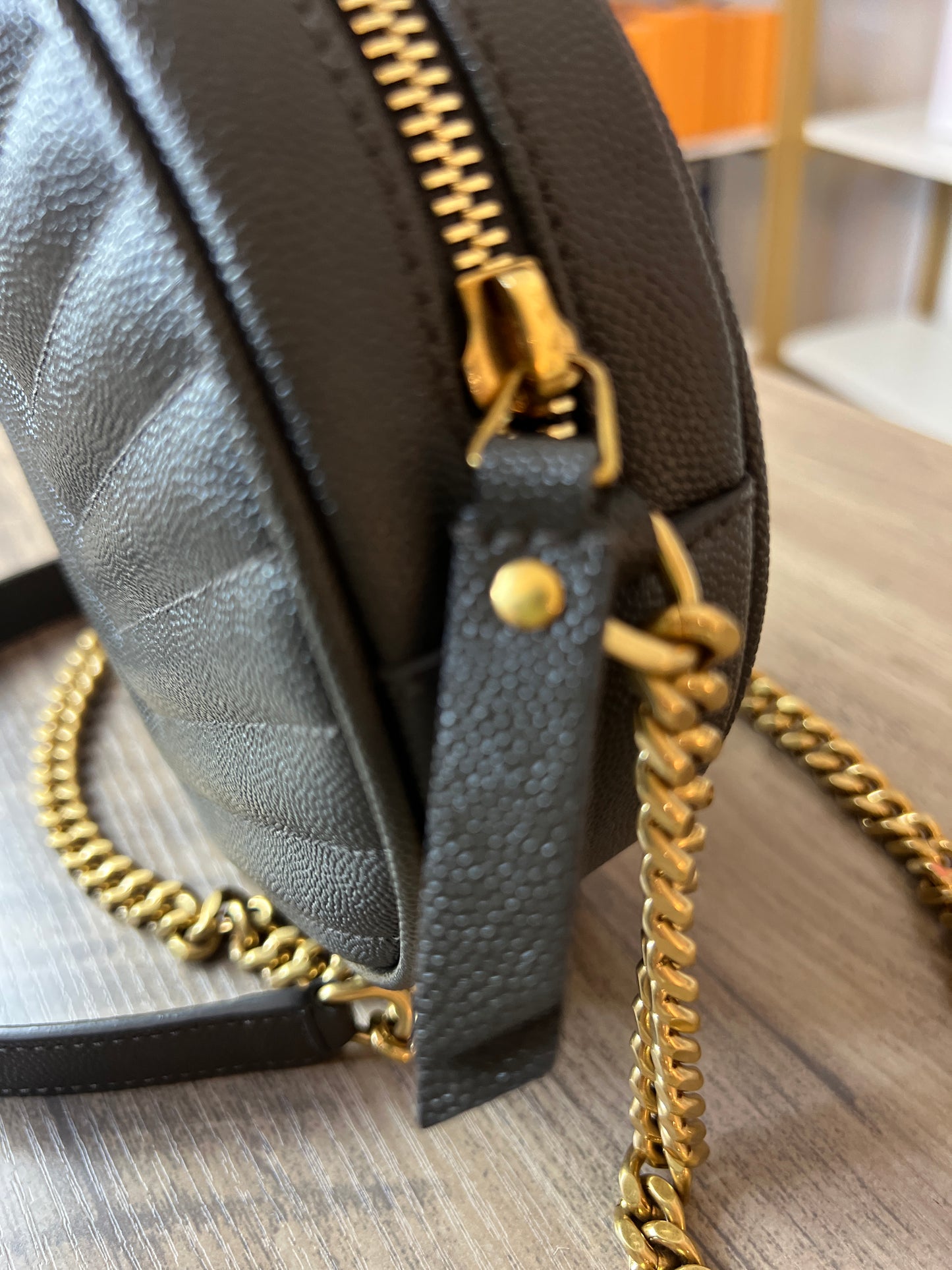 YSL Round Crossbody