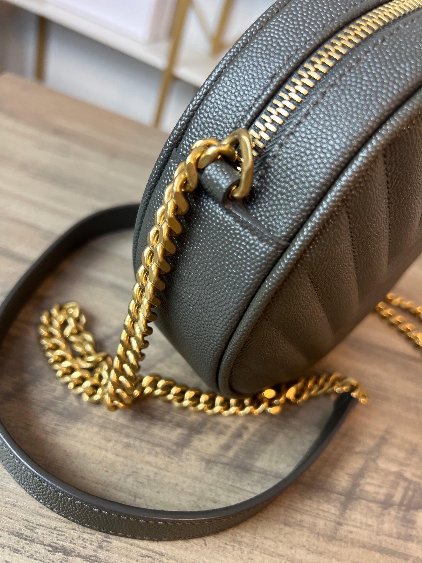 YSL Round Crossbody