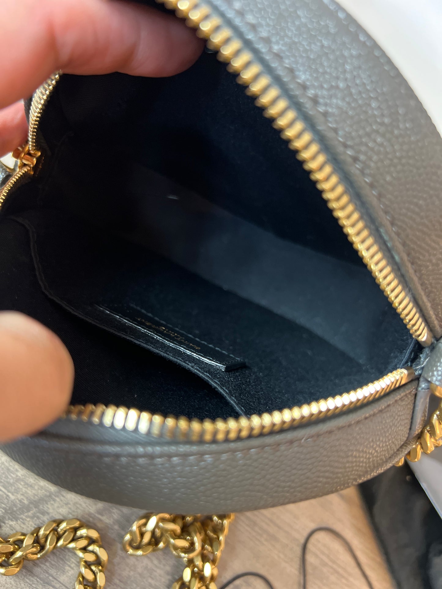 YSL Round Crossbody