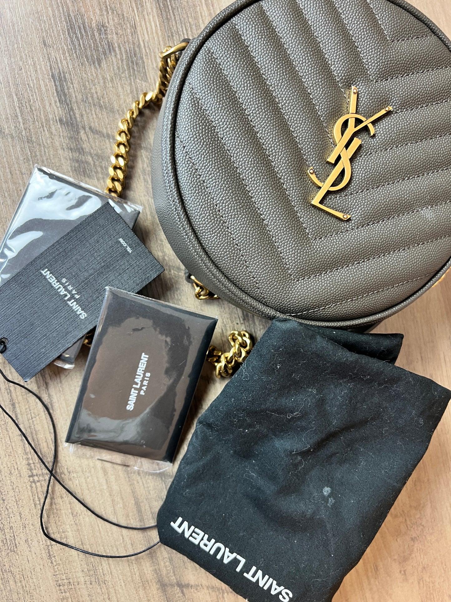 YSL Round Crossbody