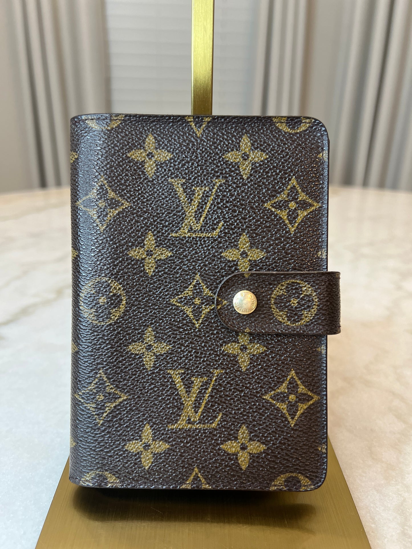 Louis Vuitton Papier Monogram Passport Holder Wallet