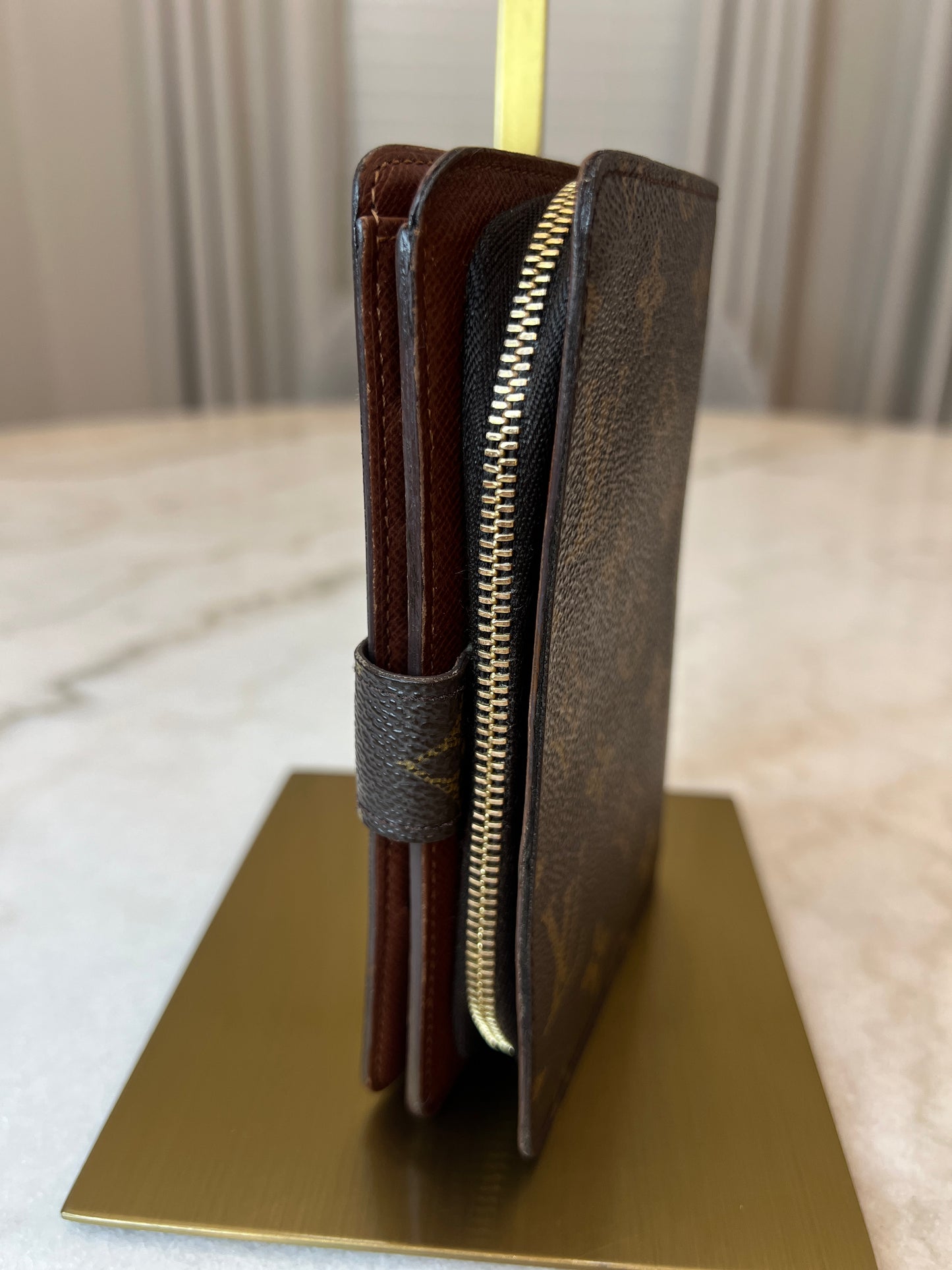 Louis Vuitton Papier Monogram Passport Holder Wallet