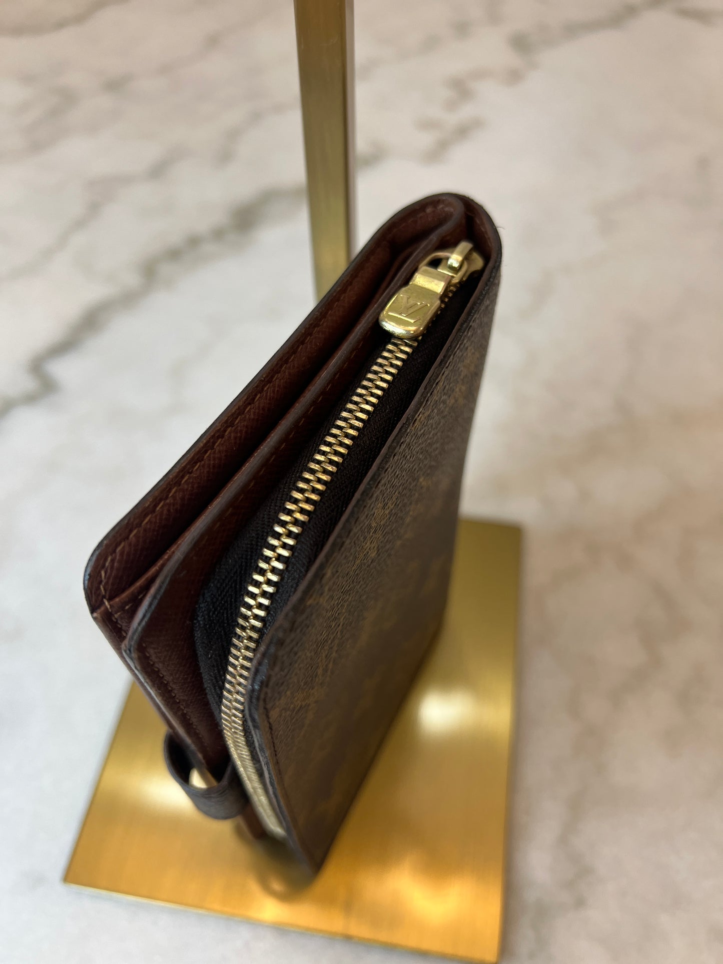 Louis Vuitton Papier Monogram Passport Holder Wallet