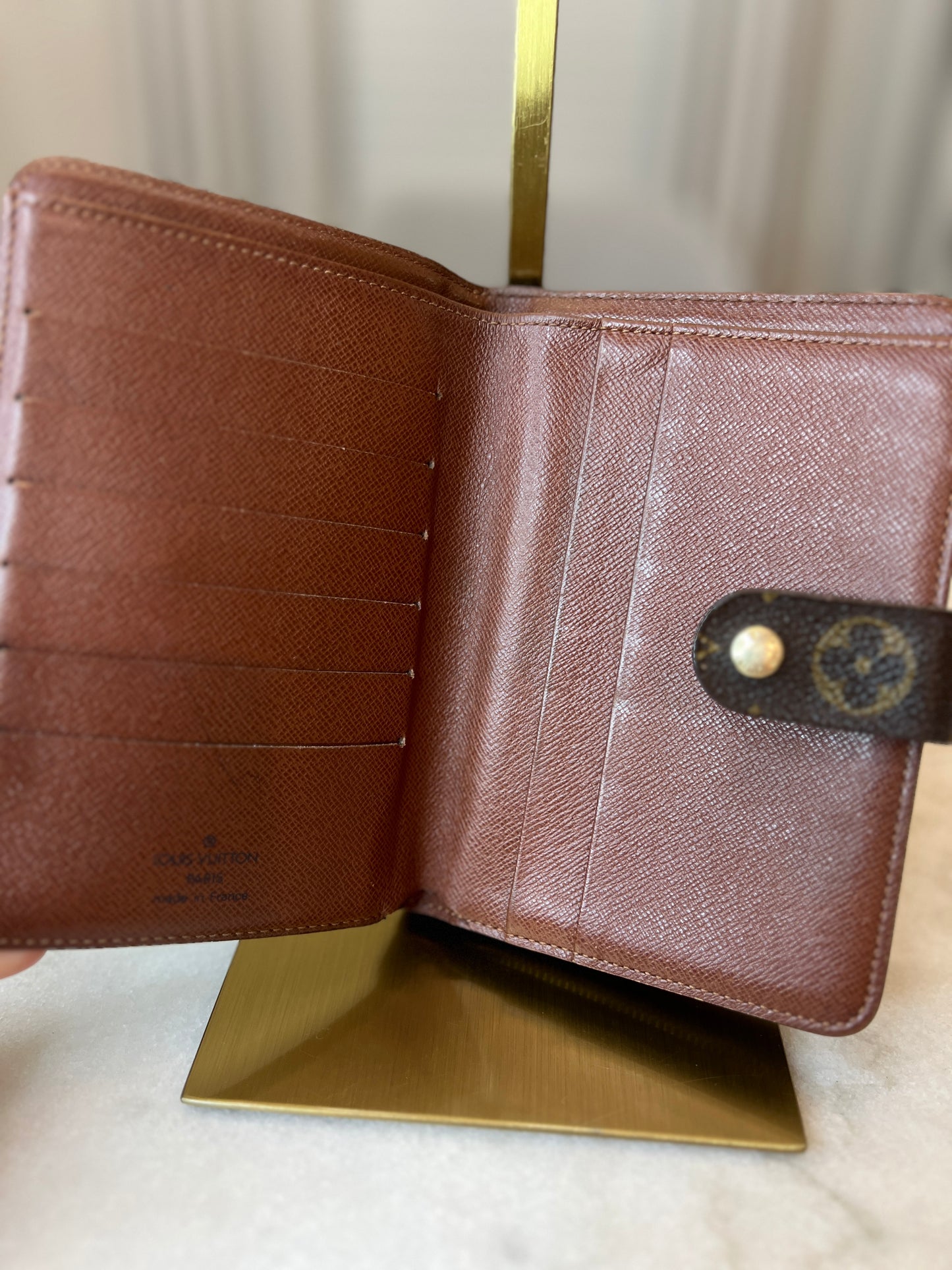 Louis Vuitton Papier Monogram Passport Holder Wallet