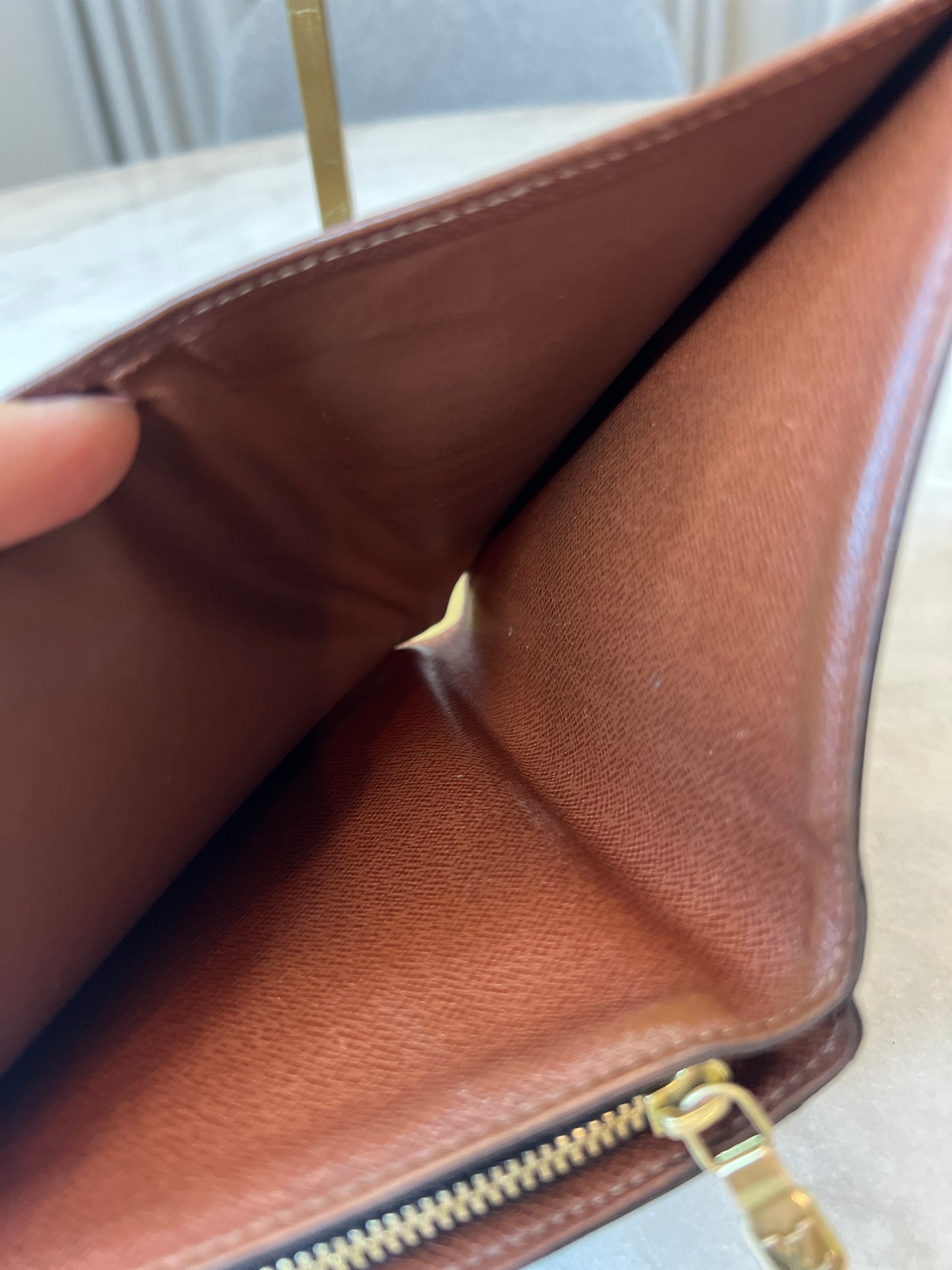 Louis Vuitton Papier Monogram Passport Holder Wallet