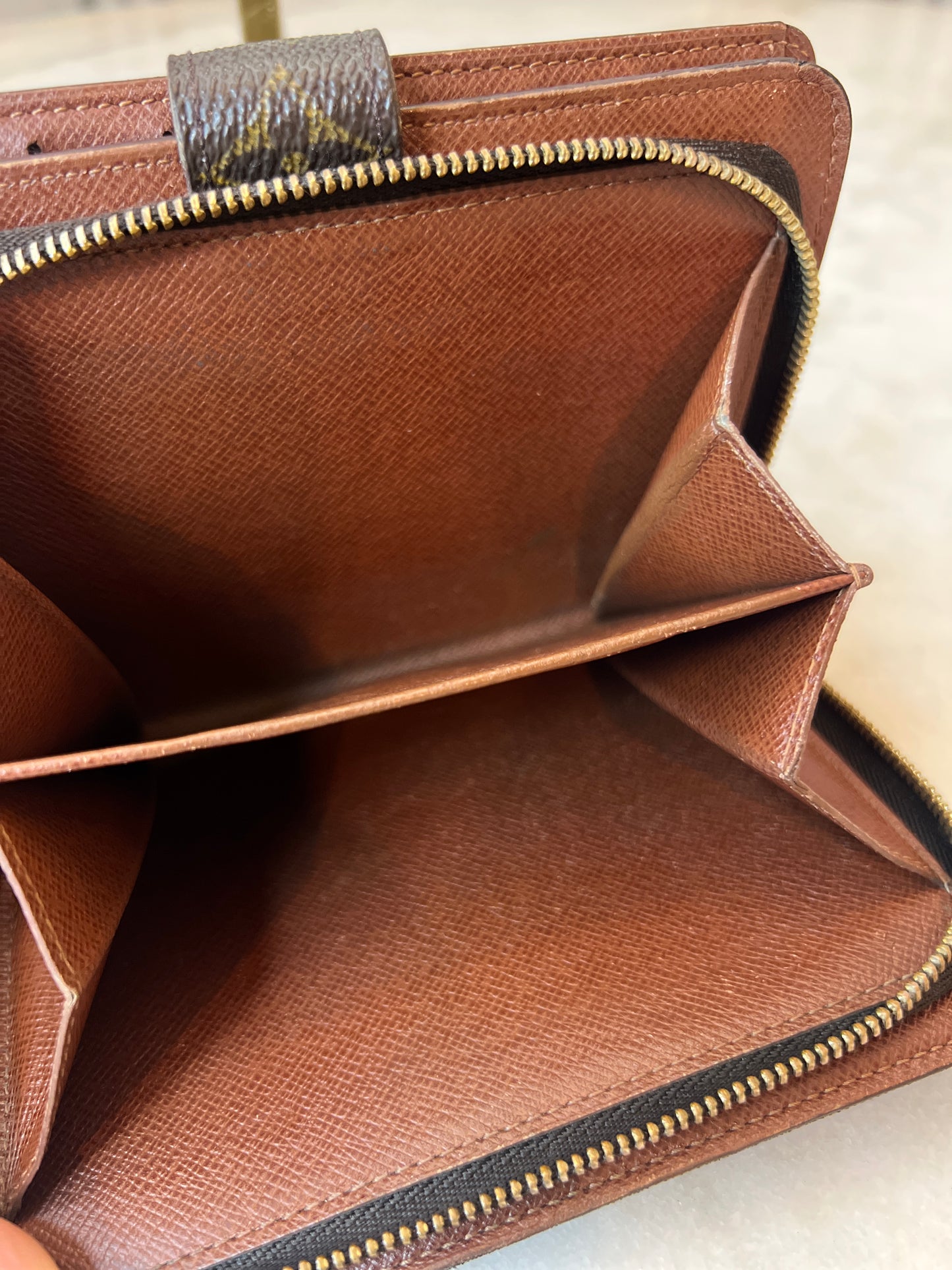 Louis Vuitton Papier Monogram Passport Holder Wallet