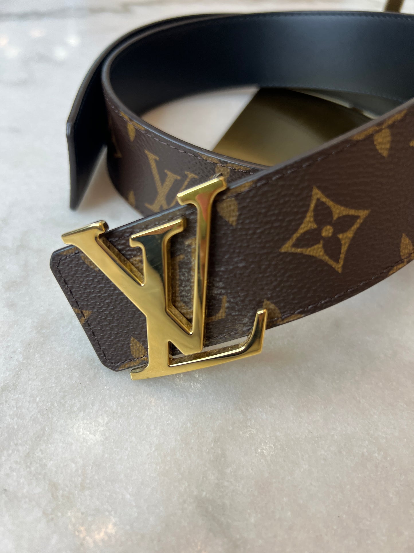 Louis Vuitton Monogram Wide Belt