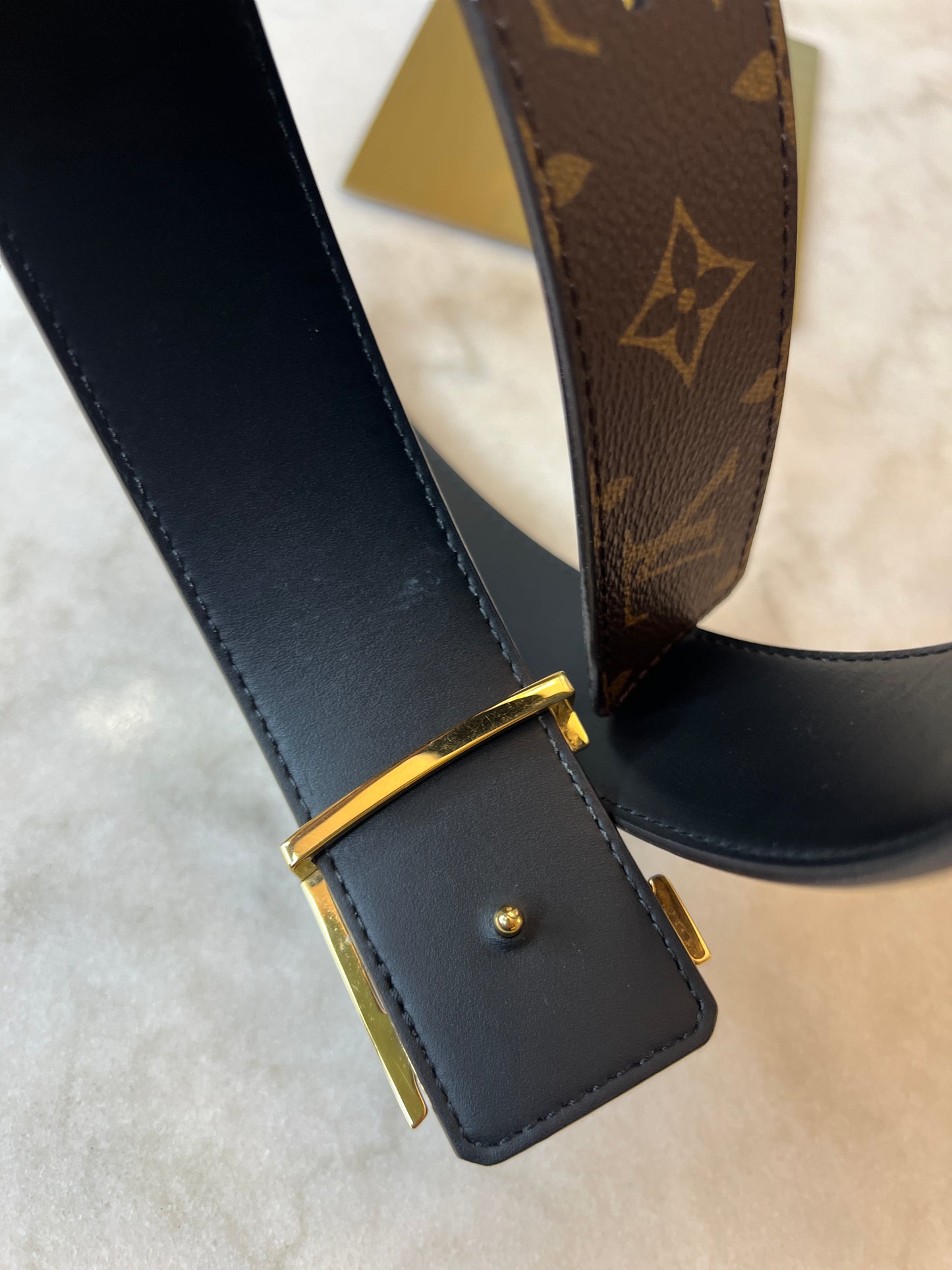 Louis Vuitton Monogram Wide Belt