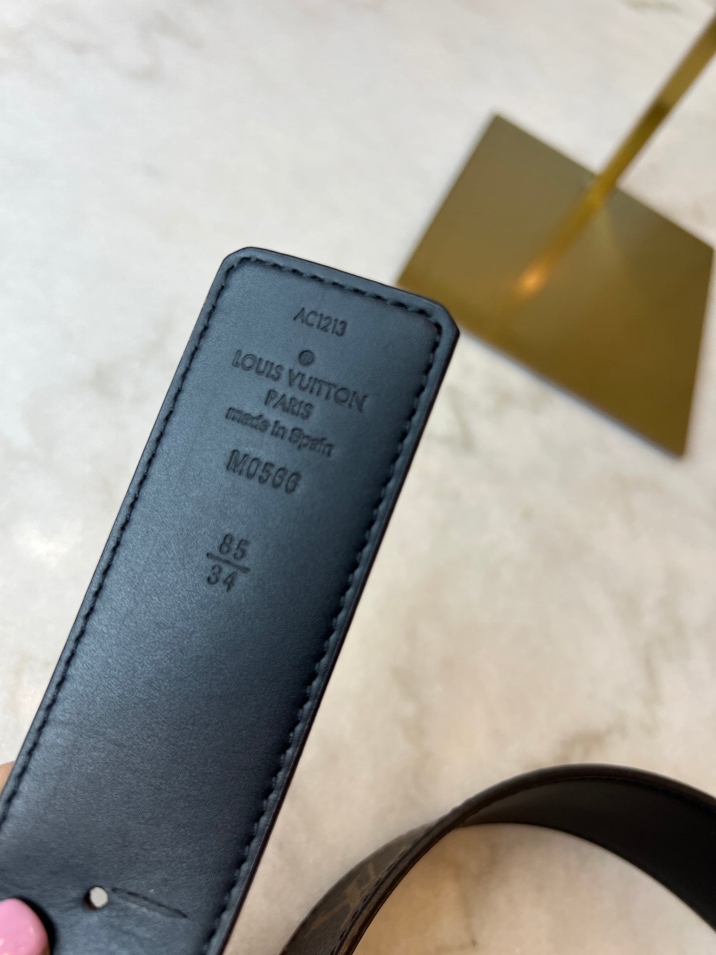 Louis Vuitton Monogram Wide Belt