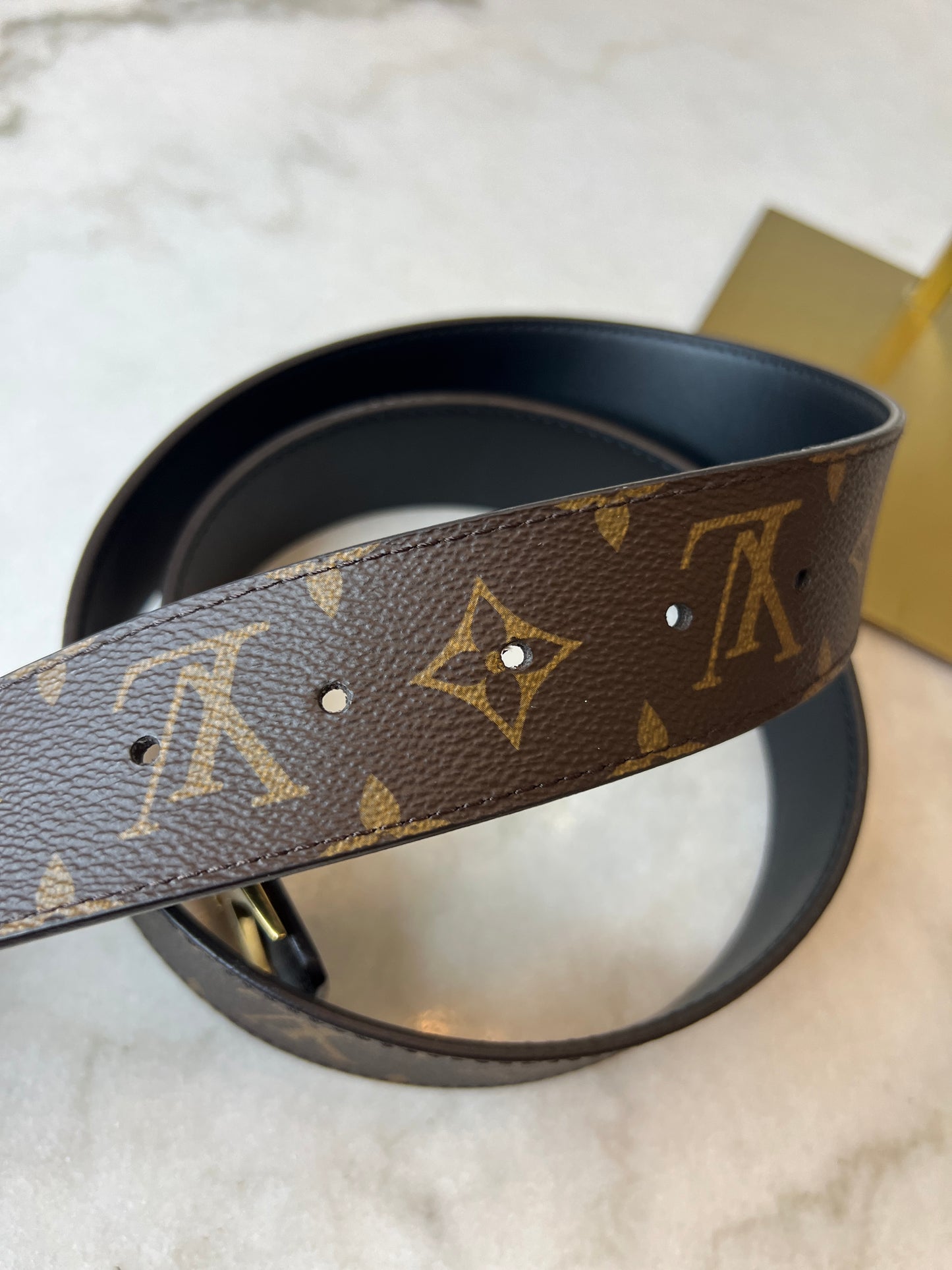 Louis Vuitton Monogram Wide Belt