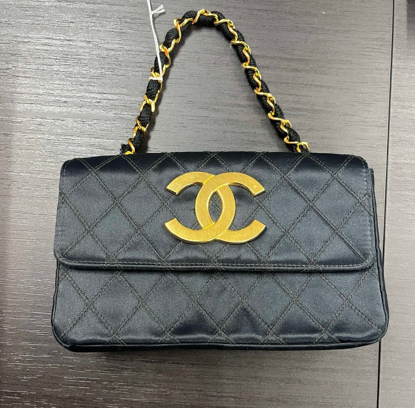 Chanel Vintage Satin Classic CC