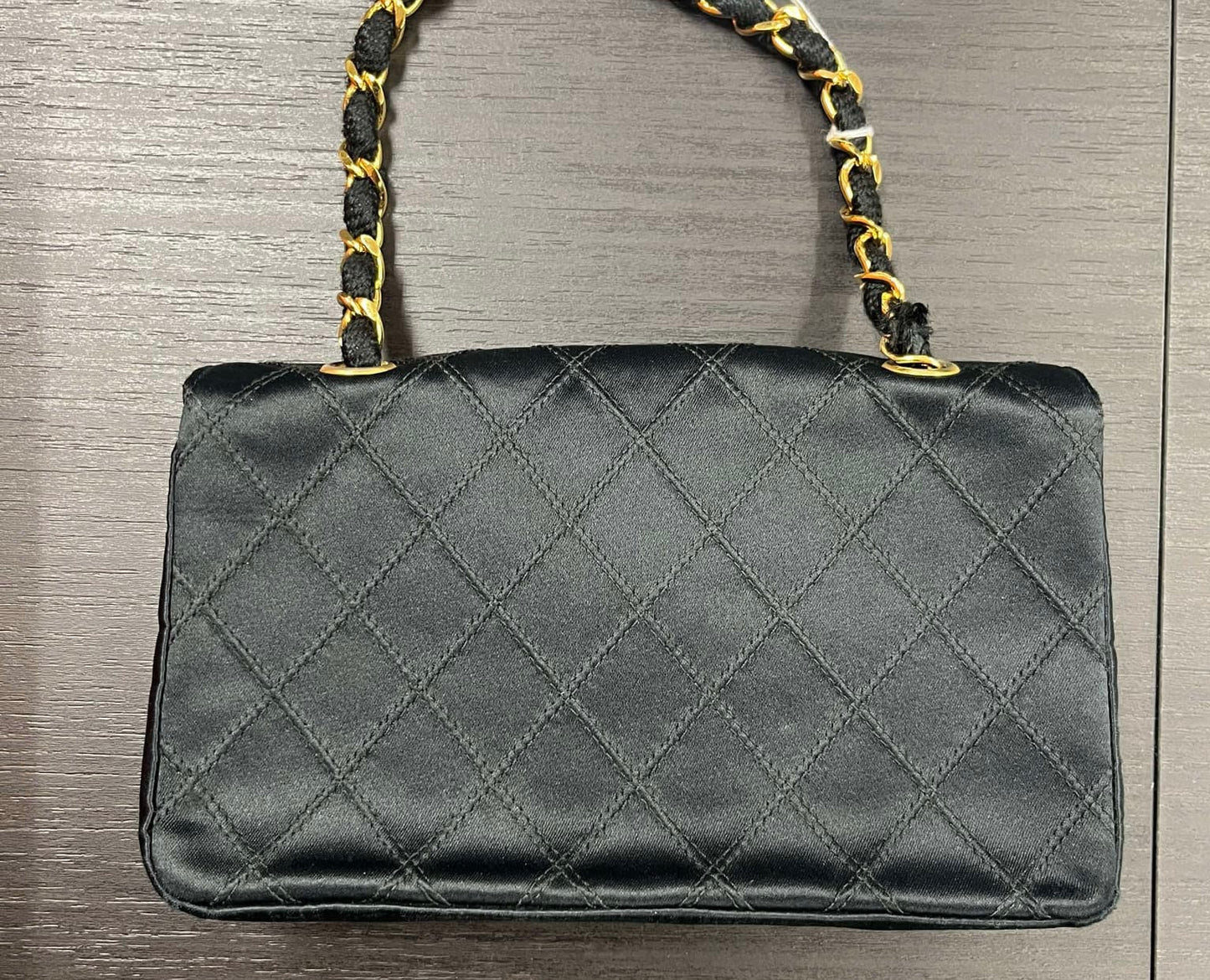 Chanel Vintage Satin Classic CC