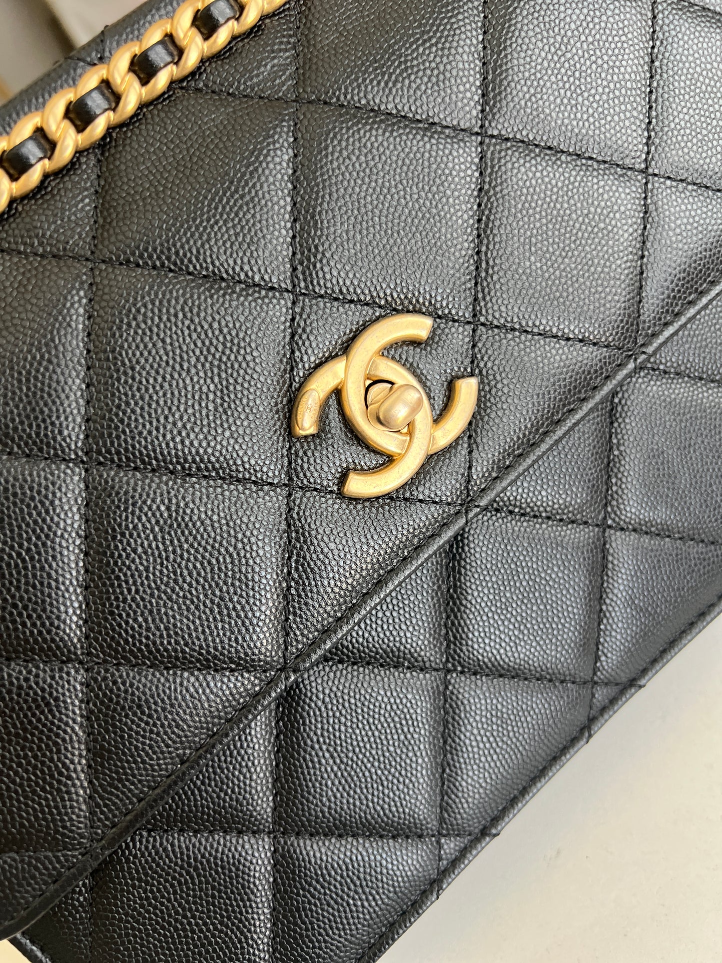 Chanel Timeless Small Turnlock Flap Caviar