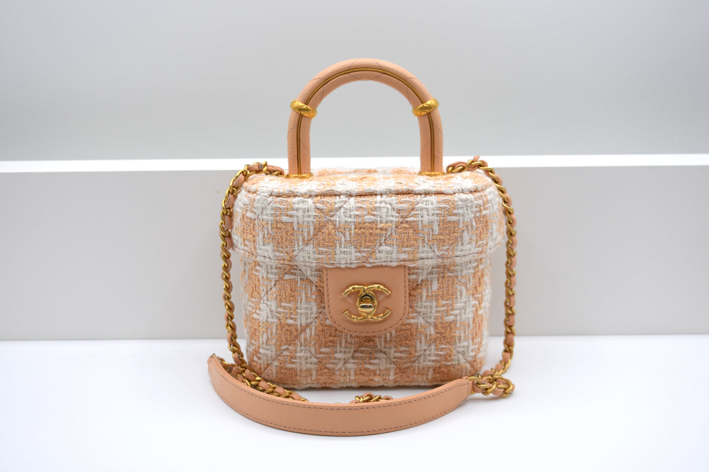 Chanel Tweed Mini Square Flap Bag