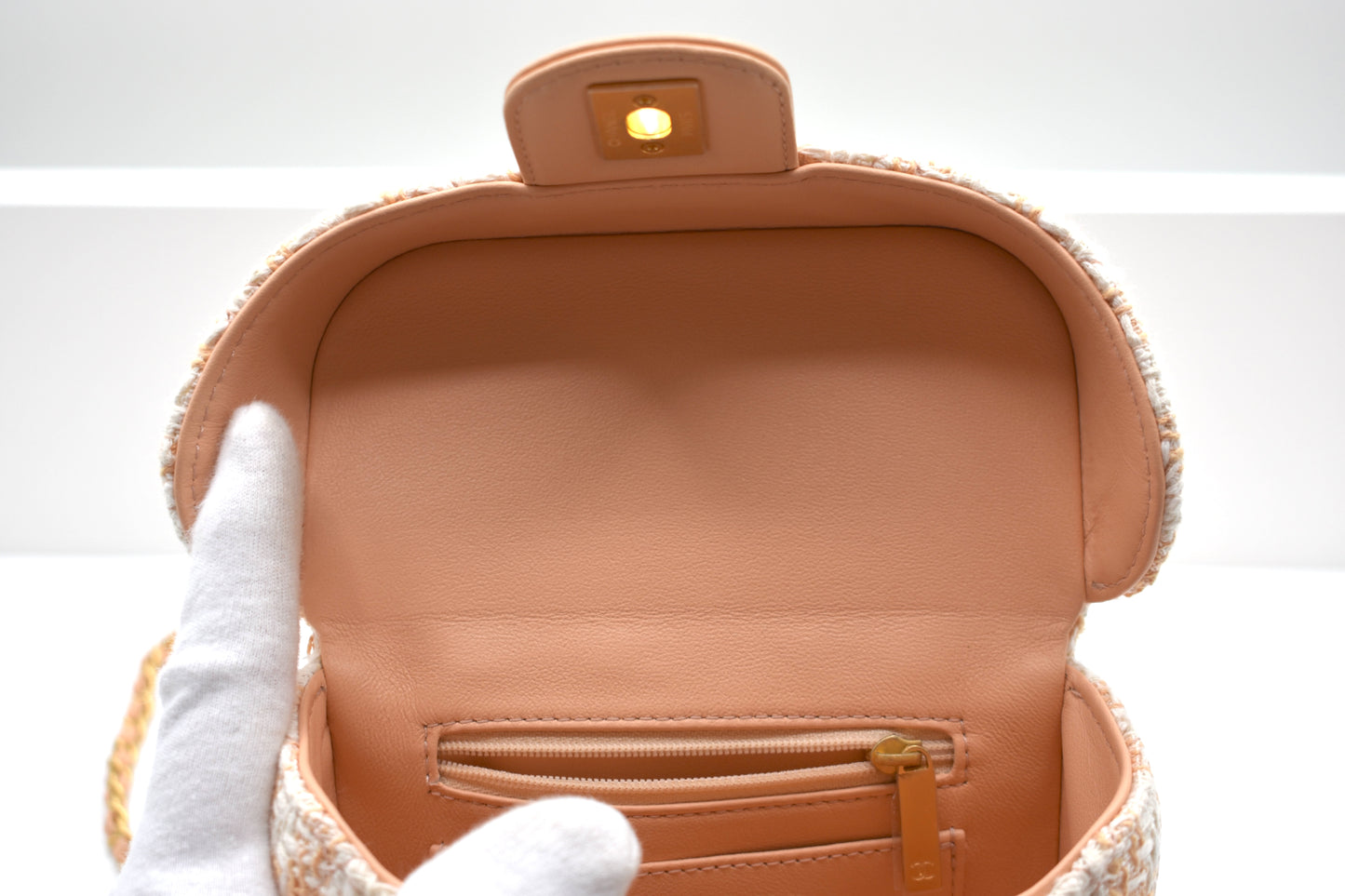 Chanel Tweed Mini Square Flap Bag