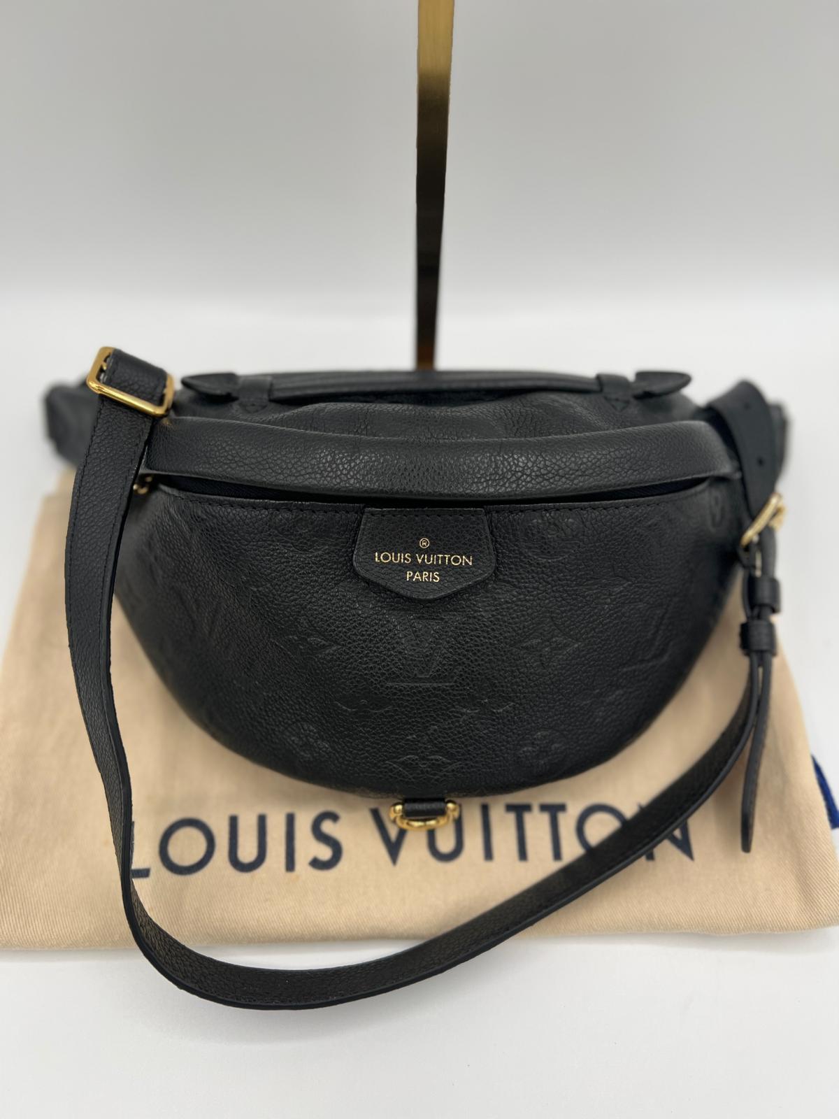 Louis Vuitton Black Empreinte Leather Bumbag