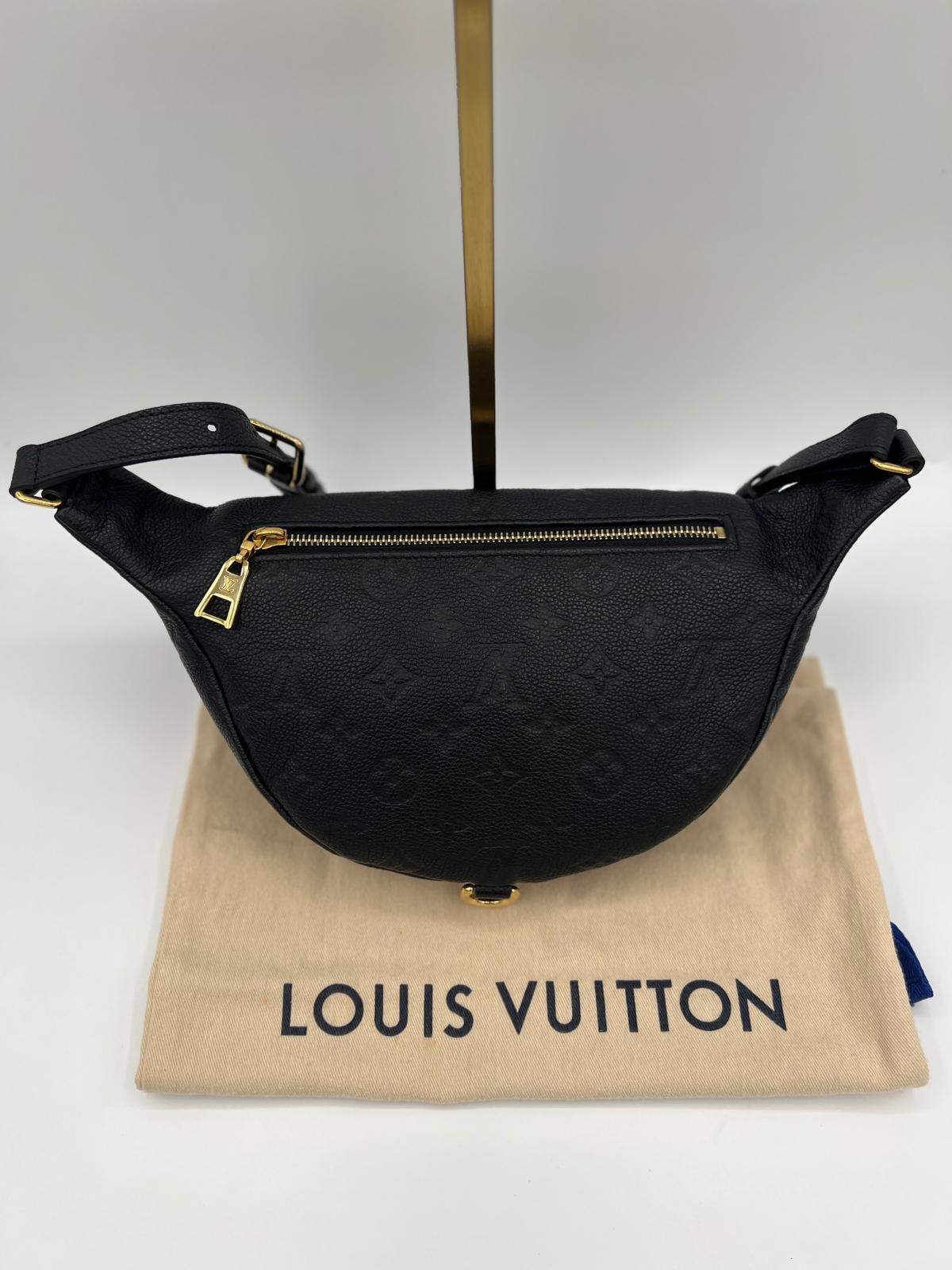 Louis Vuitton Black Empreinte Leather Bumbag