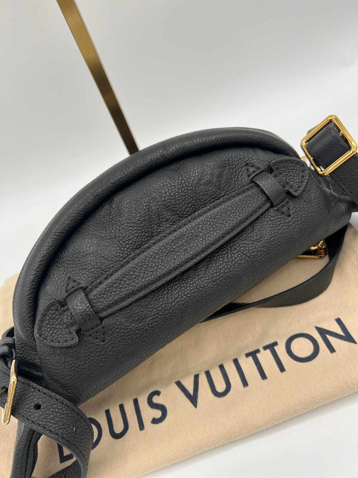 Louis Vuitton Black Empreinte Leather Bumbag