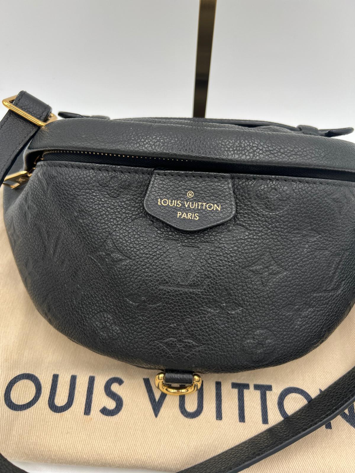 Louis Vuitton Black Empreinte Leather Bumbag