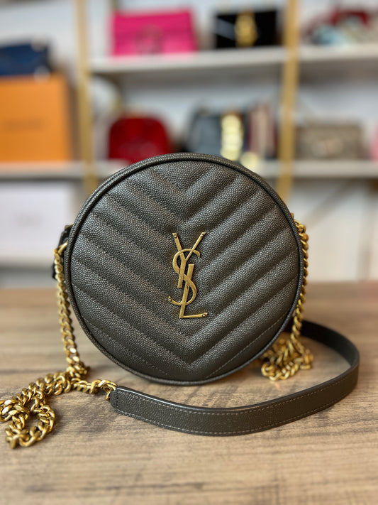 YSL Round Crossbody