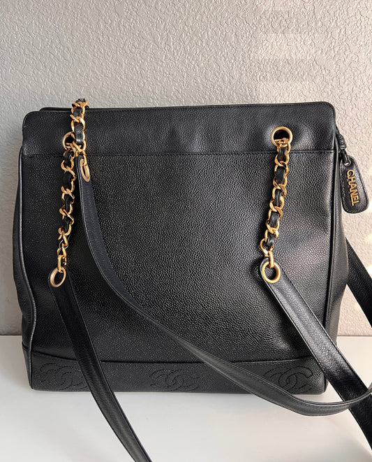 Chanel Timeless Caviar Tote Bag