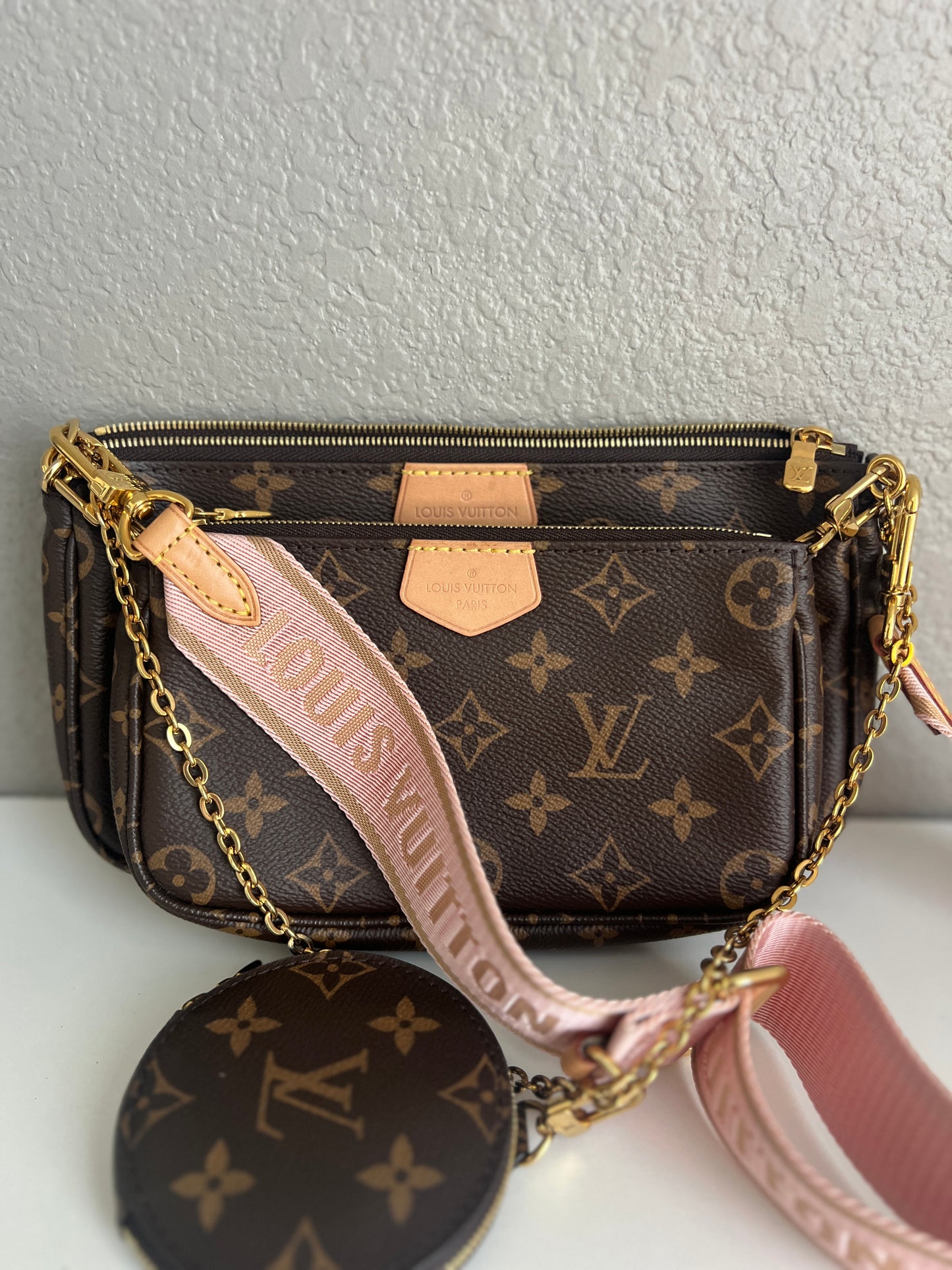 Louis Vuitton MultiPochette Pink - Partial