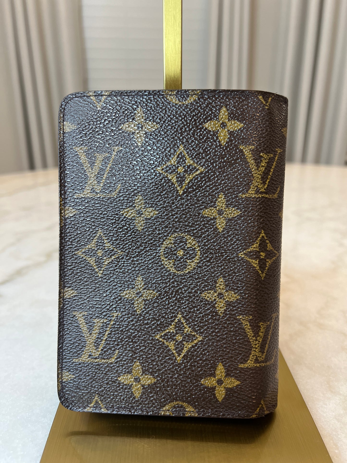 Louis Vuitton Papier Monogram Passport Holder Wallet