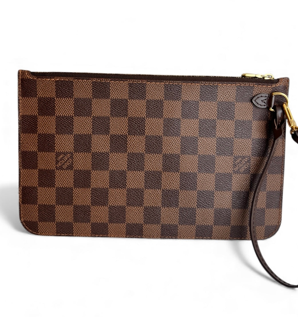 Louis Vuitton Damier Ebene Wristlet MM